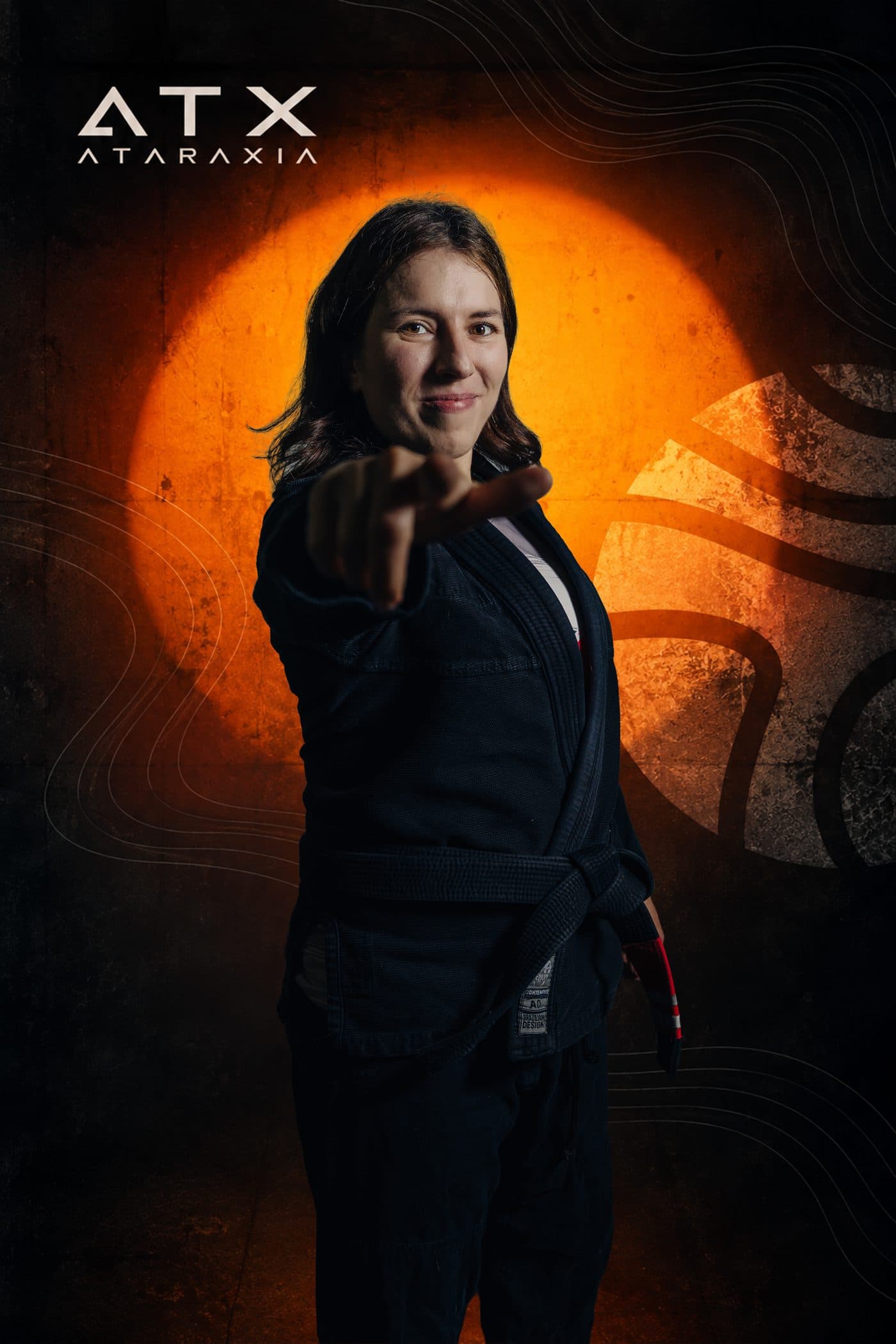 Paola Belmonte, profesora de jiu jitsu brasileño en ATX CDMX